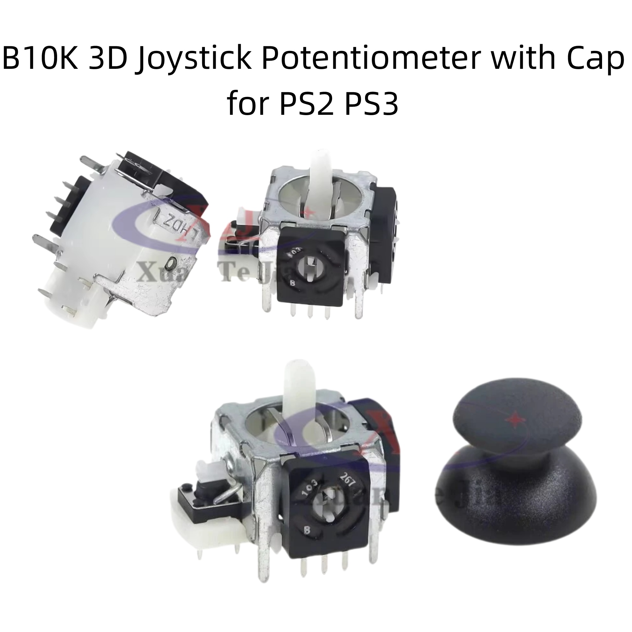 Potentiometer 10K - Potenciómetro de 10K, interruptor tipo joystick