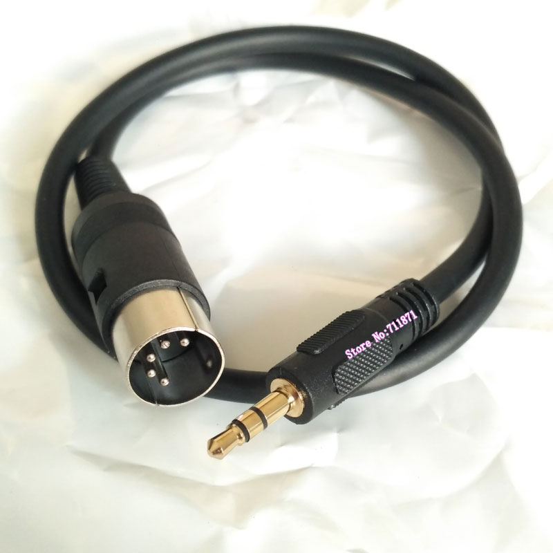 Trs Cable - 50cm corto estéreo TRS 3,5mm macho