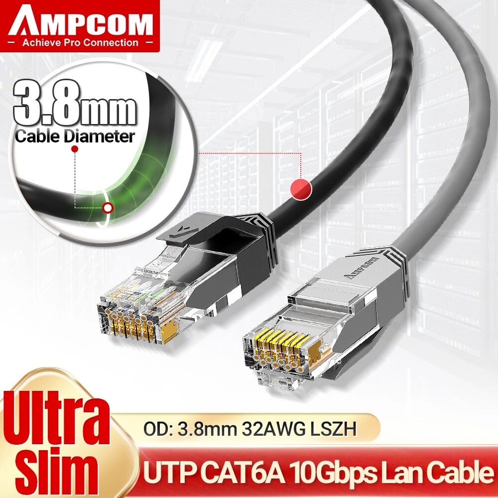 Rj45 Jack - Cable de red AMPCOM Ultra Slim