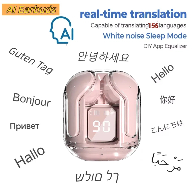 Full Range Speaker - Auriculares Bluetooth con Traducción IA, APP