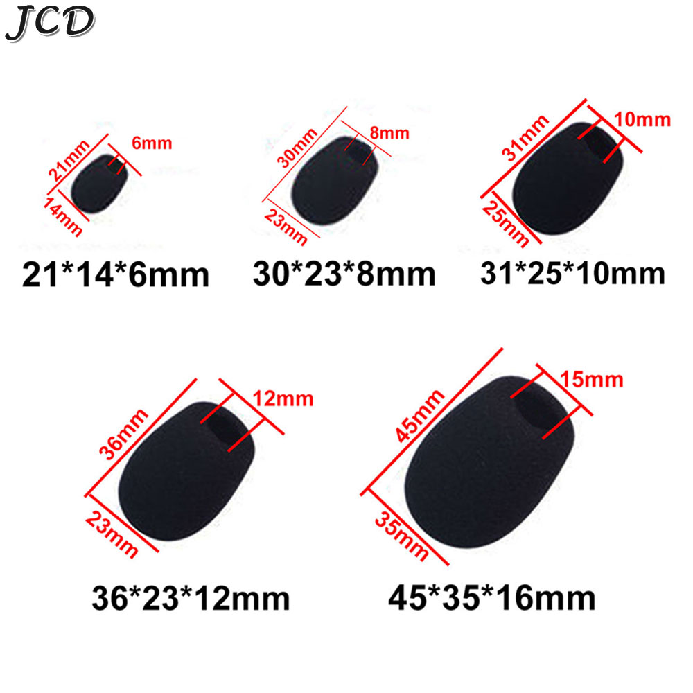 Microphone Capsule - JCD-cubiertas de espuma para Mini micrófono,
