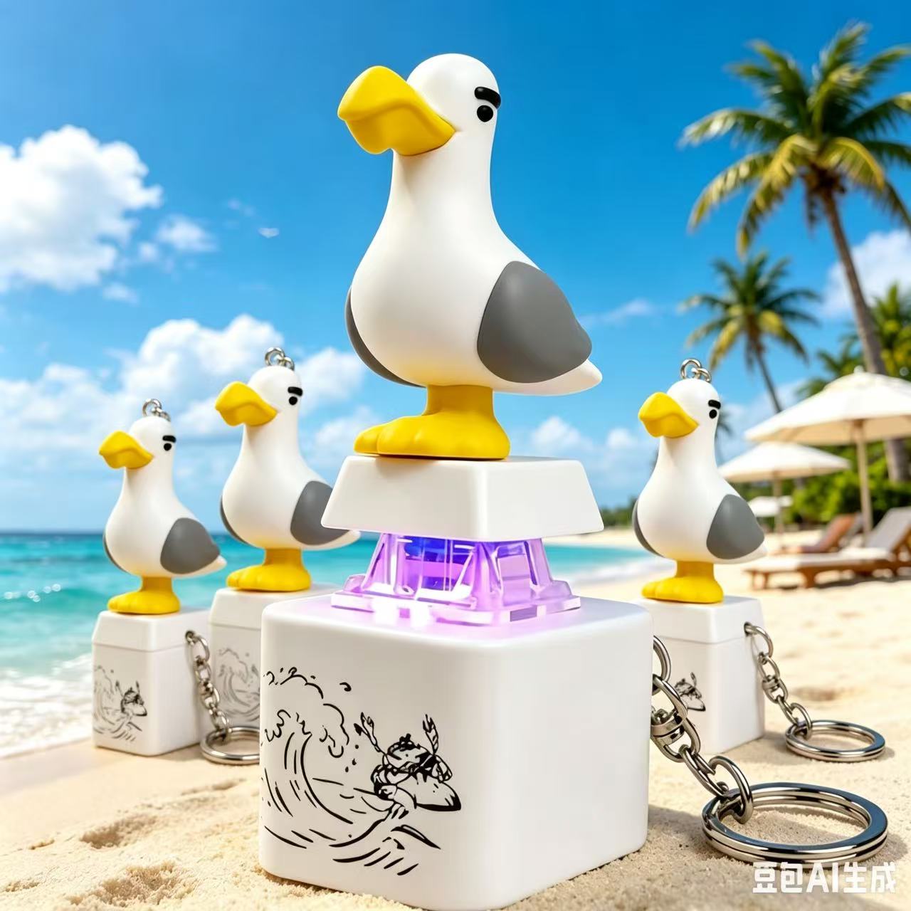 Usb Sound Card - Llavero 2007Seagull Mine, Botón Fidget USB