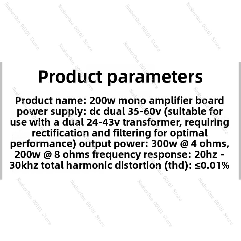Placa amplificadora de potenci - Hifi Amplifier Board reseña y precio
