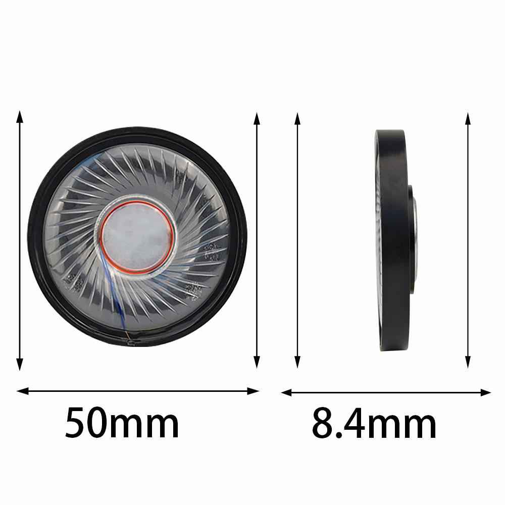 QIGOM 50MM Unidad de Altavoz p - Headphone Parts reseña y precio