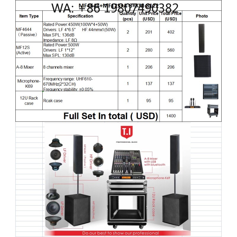 Altavoz de Columna Portátil de - Full Range Speaker reseña y precio