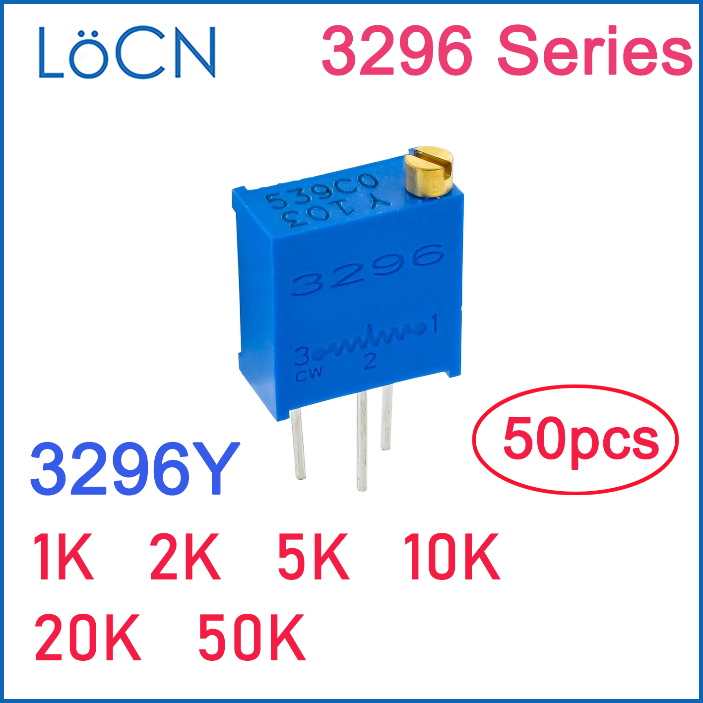 Potenciómetro recortador de ol - Potentiometer 10K reseña y precio