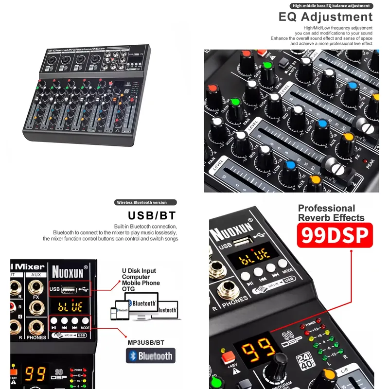 Mezclador de Audio, Consola de - Audio Interface reseña y precio