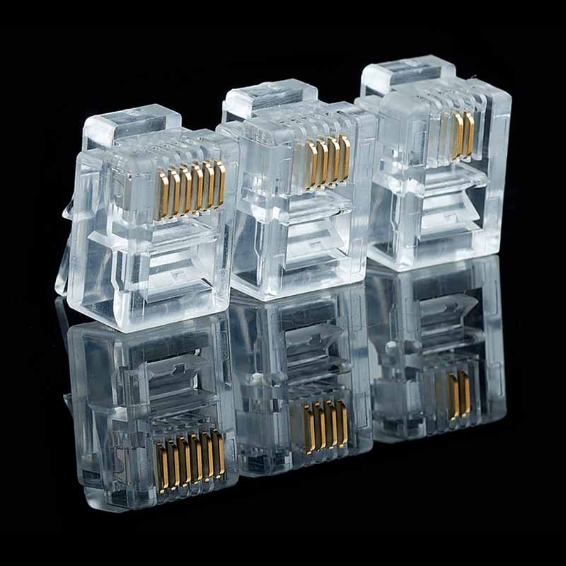 20/50/100 Uds RJ11 6P2C 6P4C 6 - Rj45 Jack reseña y precio