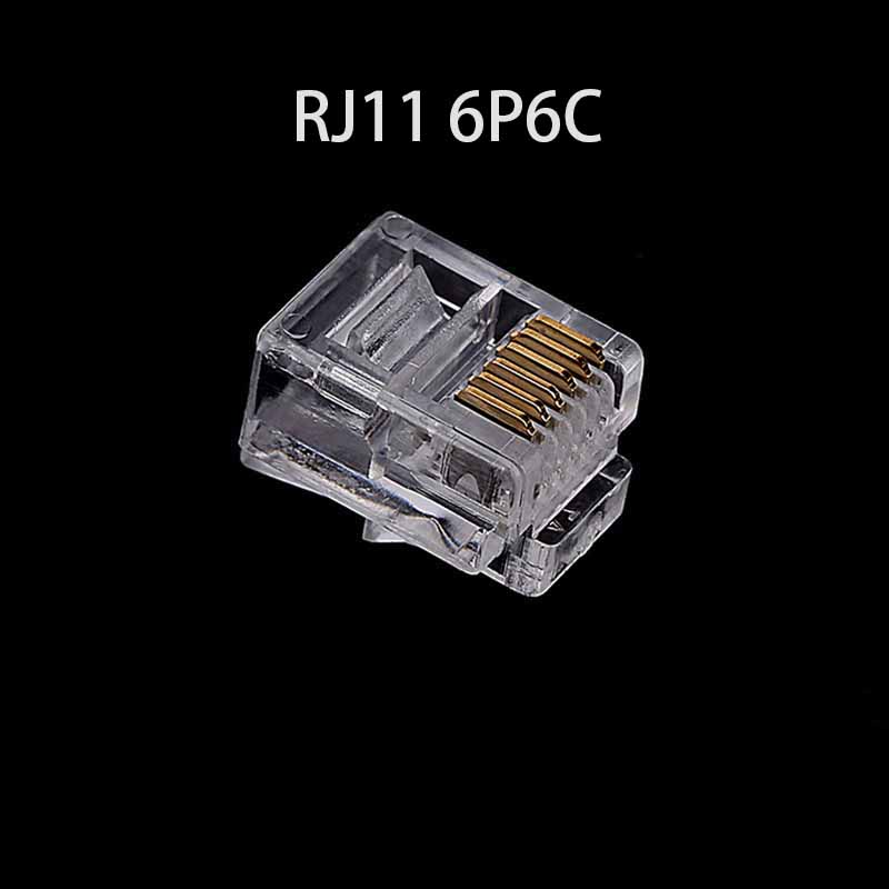 20/50/100 Uds RJ11 6P2C 6P4C 6 - Rj45 Jack reseña y precio