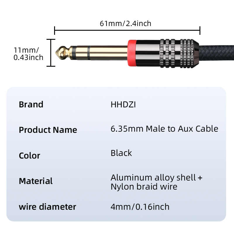 Cable de guitarra TRS de 6.35  - Trs Cable reseña y precio