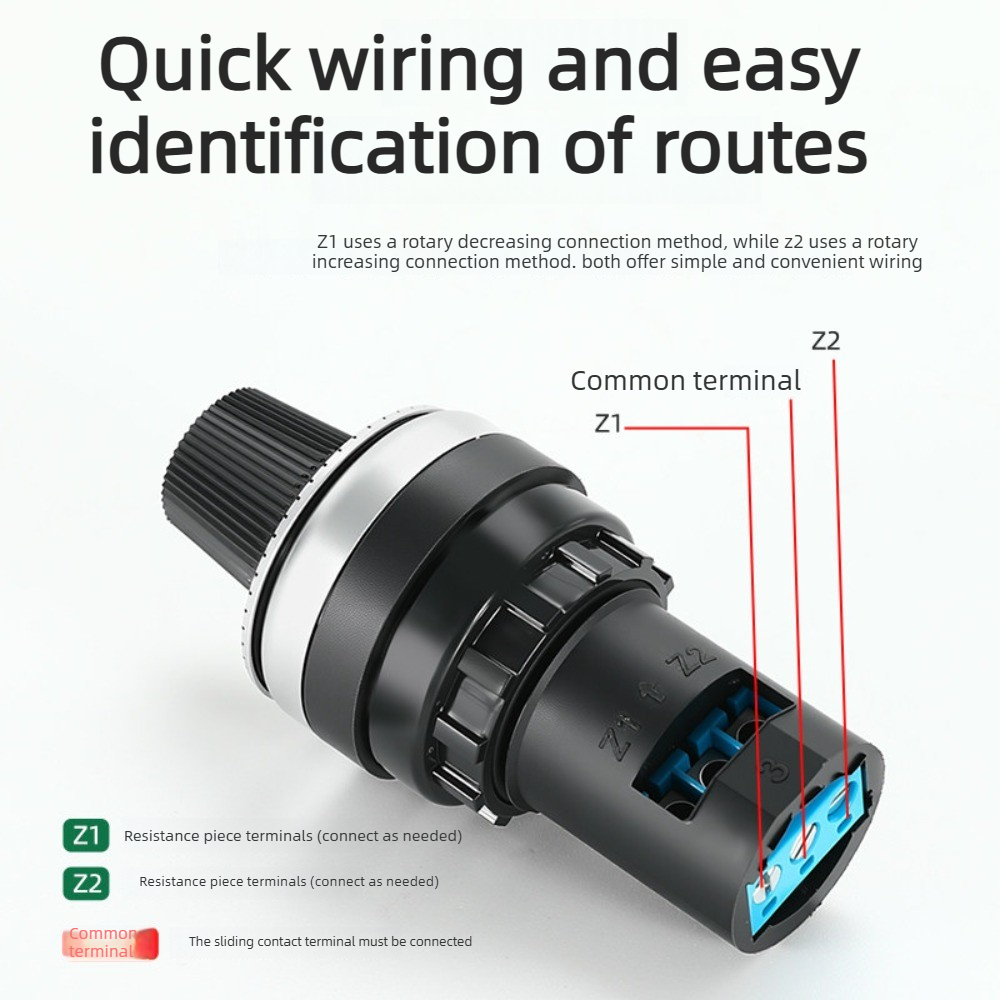 Potenciómetro de 22 mm con int - Potentiometer 10K reseña y precio