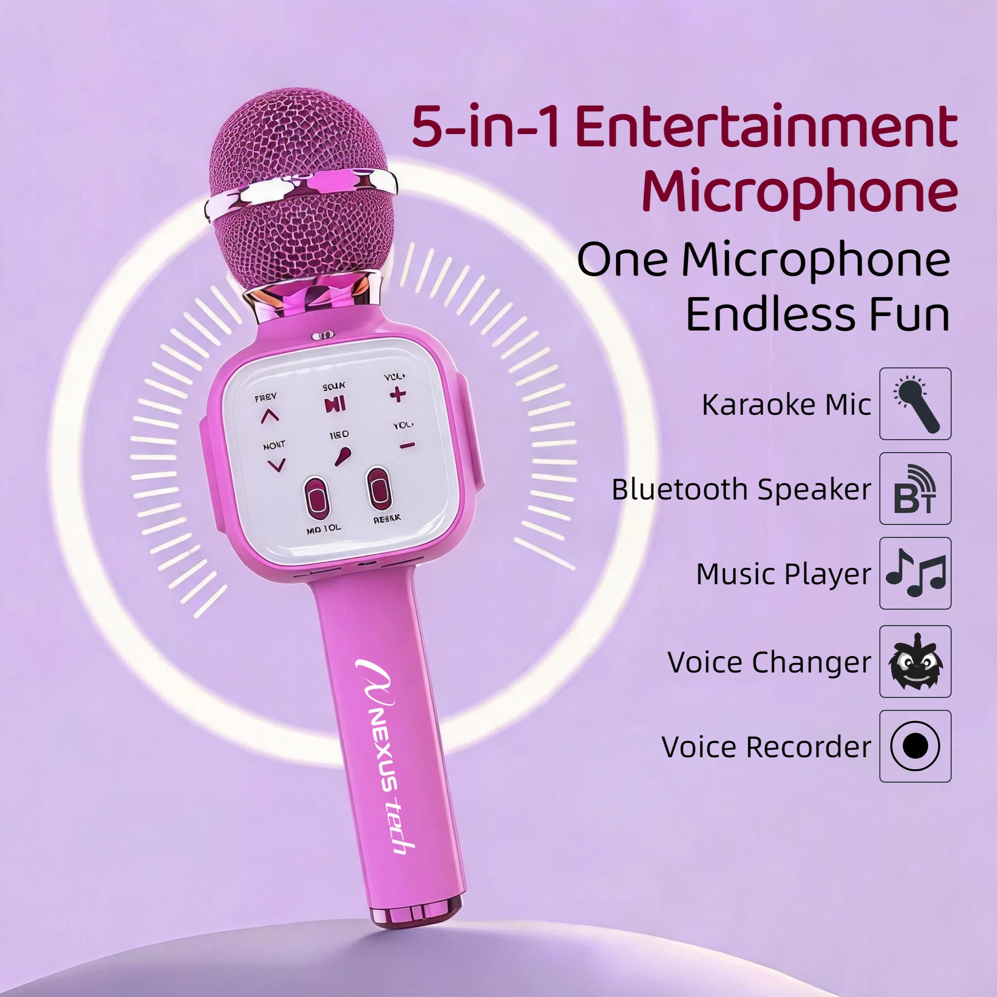 Micrófono de karaoke inalámbri - Speaker Kit reseña y precio