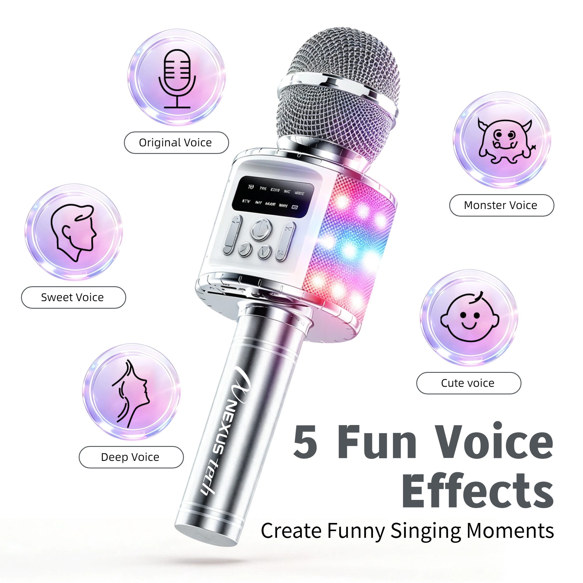 Micrófono de Karaoke Inalámbri - Microphone Capsule reseña y precio