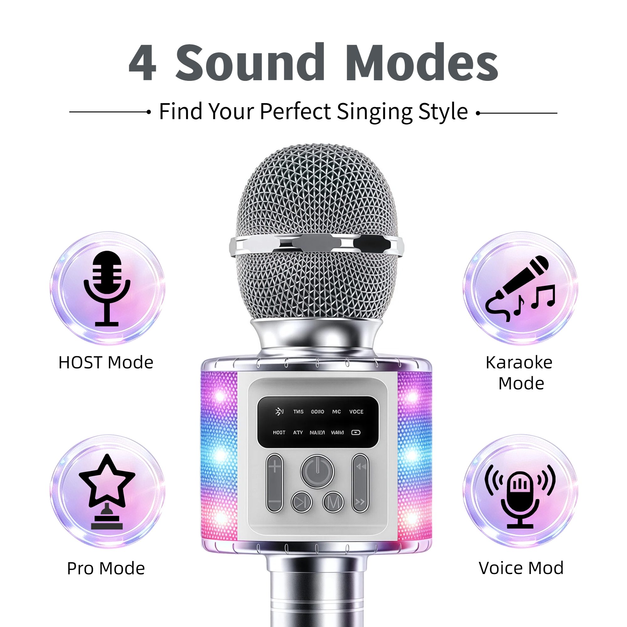 Micrófono de Karaoke Inalámbri - Microphone Capsule reseña y precio