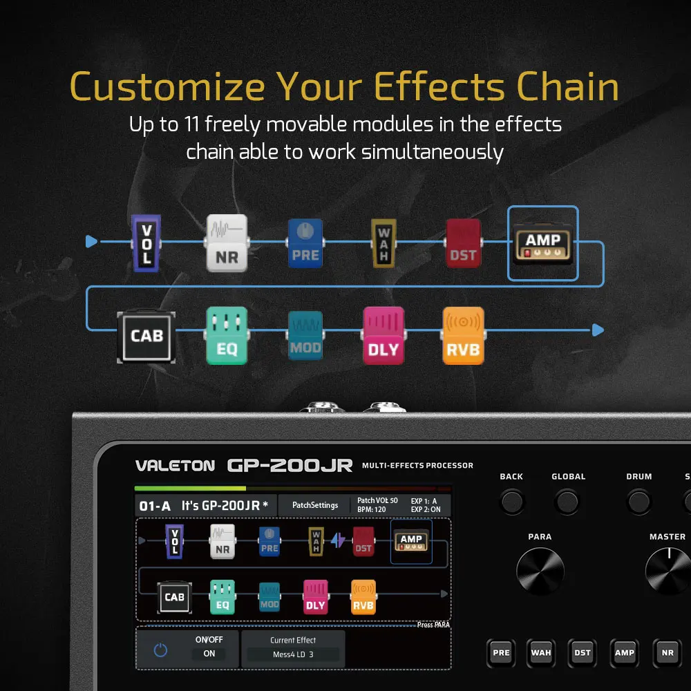 VALETON GP-200JR procesador de - Audio Interface reseña y precio