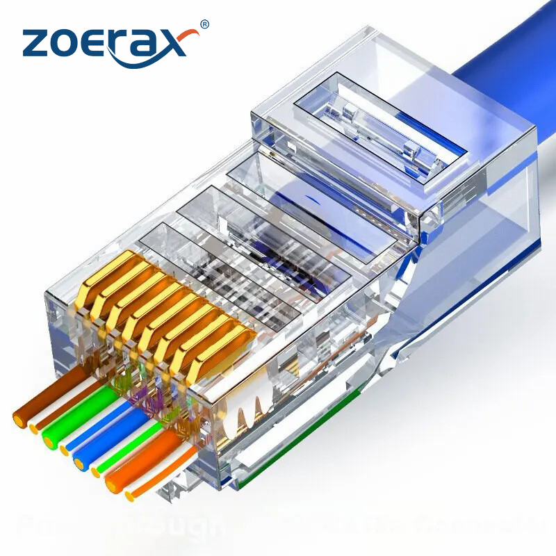 ZOERAX 50/100 Uds conector de  - Rj45 Jack reseña y precio